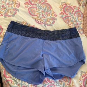 Lululemon shorts speed up run low rise